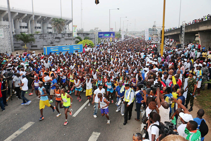 Lagos Marathon 2016 start