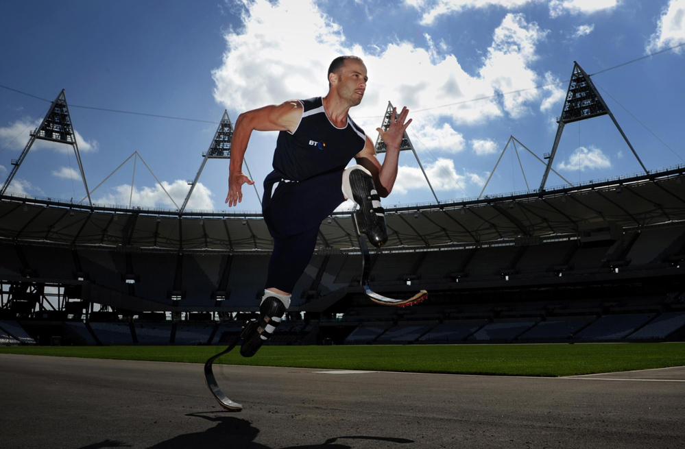 Oscar Pistorius at the London 2012 Olympic Stadium/ Photo: LOCOG
